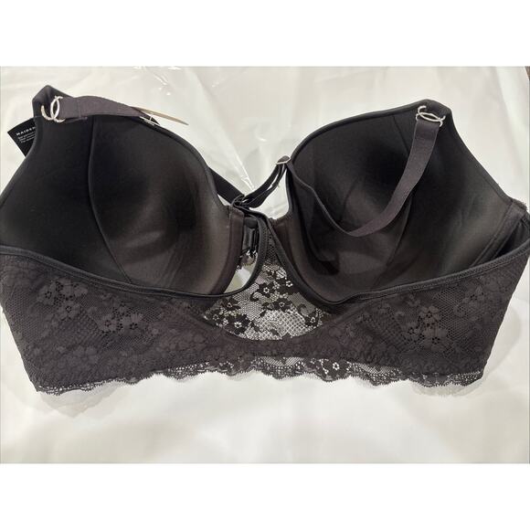 NWT Maidenform Racerback Underwire, Black, Front Closure Bra #07112, Size 40D - Picture 8 of 15